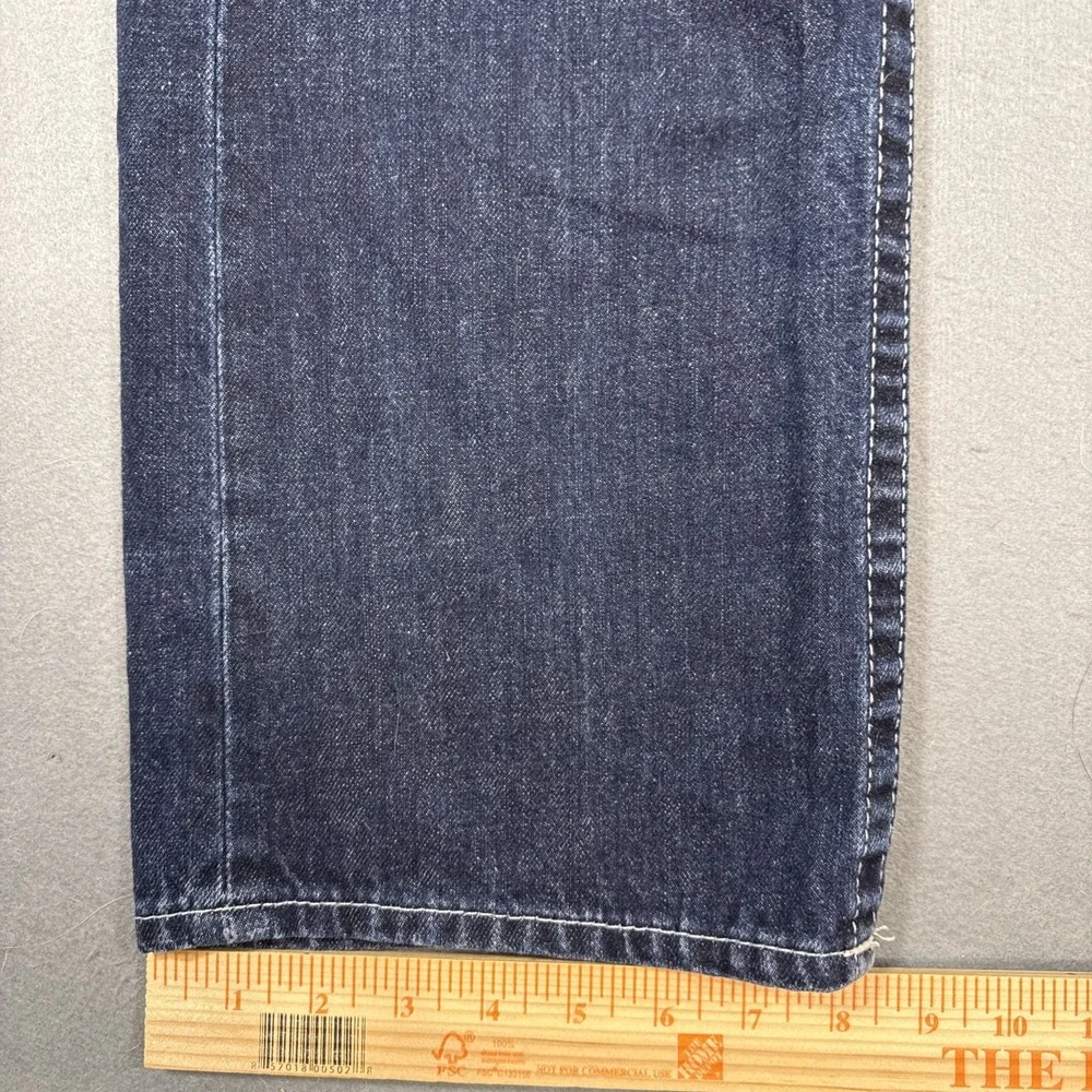 True Religion Super QT Straight NAT SN Jeans Pockets Heavy Stitch WHISKERING